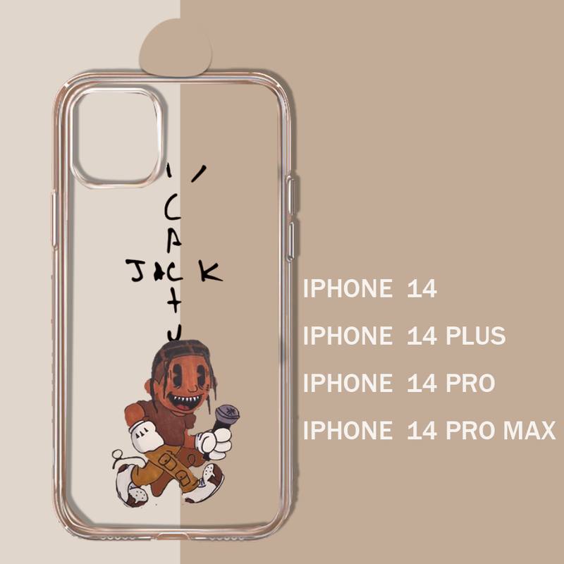 Travis Scott JACK singer Phone Case Transparent soft For iphone 11 13 12 14 x xs xr pro max mini plus. 