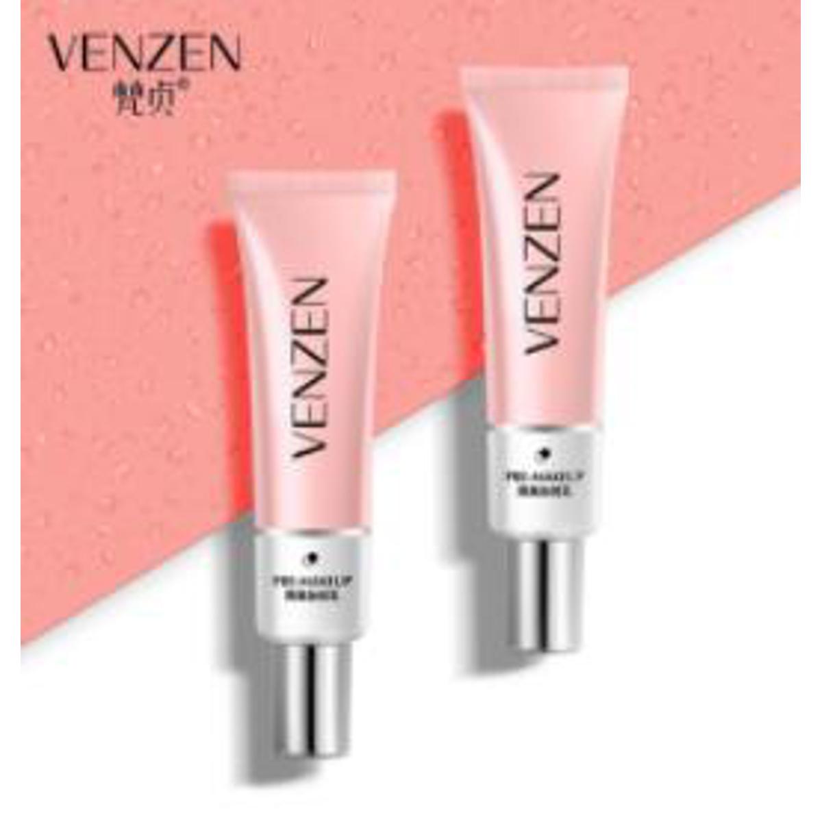 30ml VENZEN W Primer Make Up Shrink Pore Primer Base Smooth Face Brighten Makeup Skin Invisible Pores Concealer Korea makeup