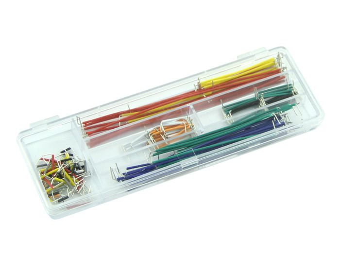 140 pcs U Shape Solderless Breadboard Jumper Cable Wire Kit for Arduino. 