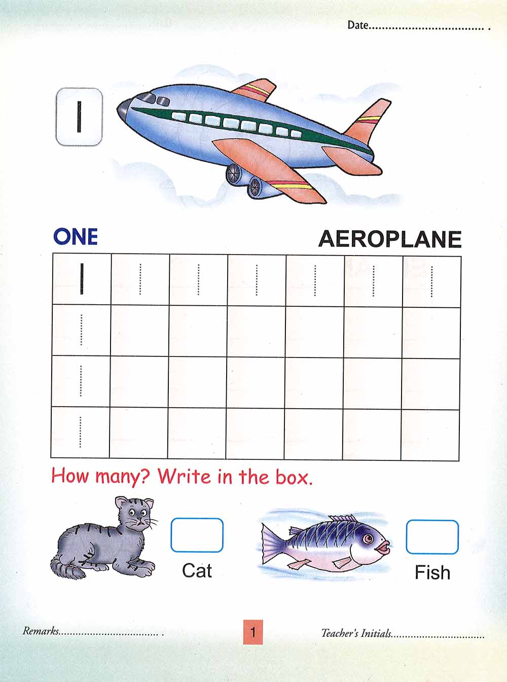 Learning Numbers Book 0 (1-20). 