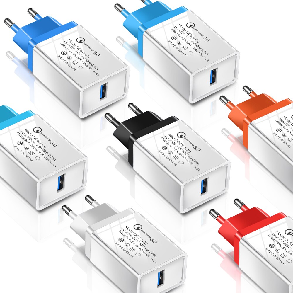 【happy one】Quick 3.0 Fast USB Charger For Motorola One Vision G7 Power E6 G5s G5 E4 C Plus Z4 Z3 Z2 Play QC 3.0 Phone Charger. 
