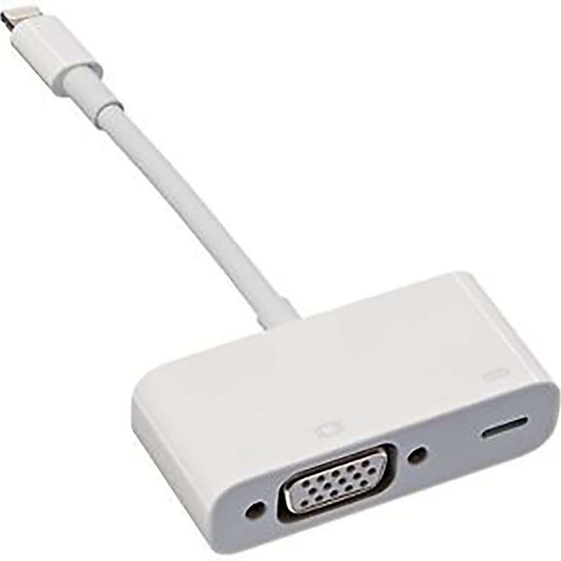 1080P Apple Lightning to VGA Adapter for iPhone iPad MD825AM/A Model A1439. 