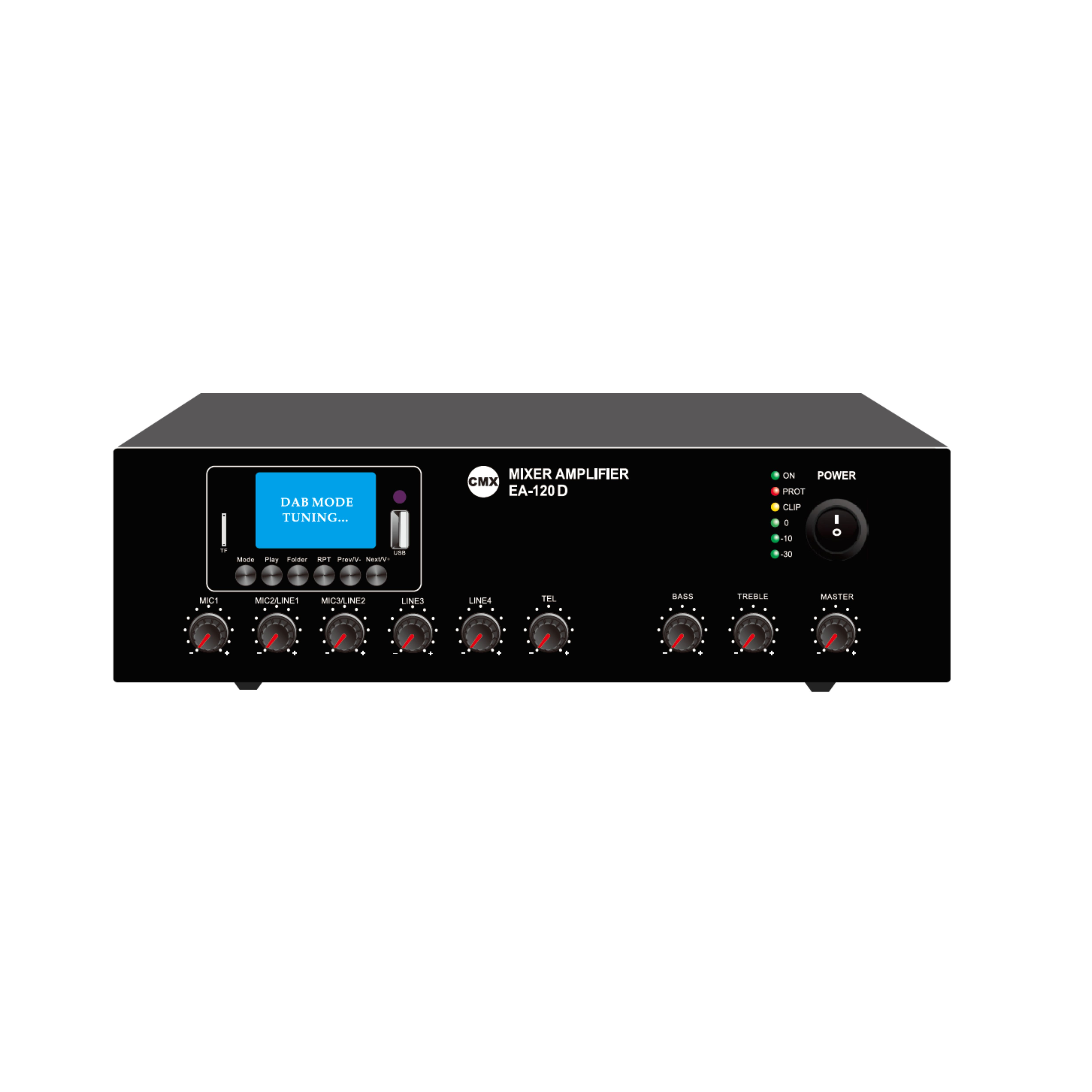 CMX EA-120 Mixer Amplifier with USB/SD & FM & Bluetooth - 120 Watt