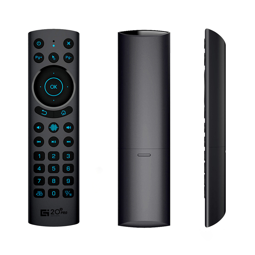 G20BTS Plus 2.4G Wireless Smart Voice Air Mouse Gyroscope G20S PRO IR Learning Backlit Remote Control for Android TV BOX. 