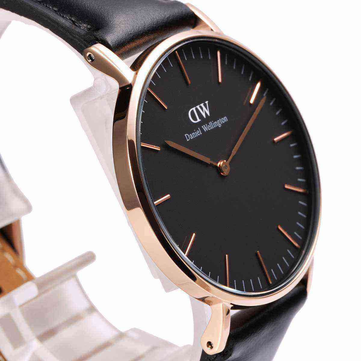 DW-Black Artificial Leather Strap New Collection , New Stock Wrist Watch For Men(null)