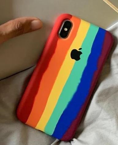 Apple Iphone X Xs Rainbow Series Liquid Silicone Case With Apple Logo Buy Online At Best Prices In Bangladesh Daraz Com