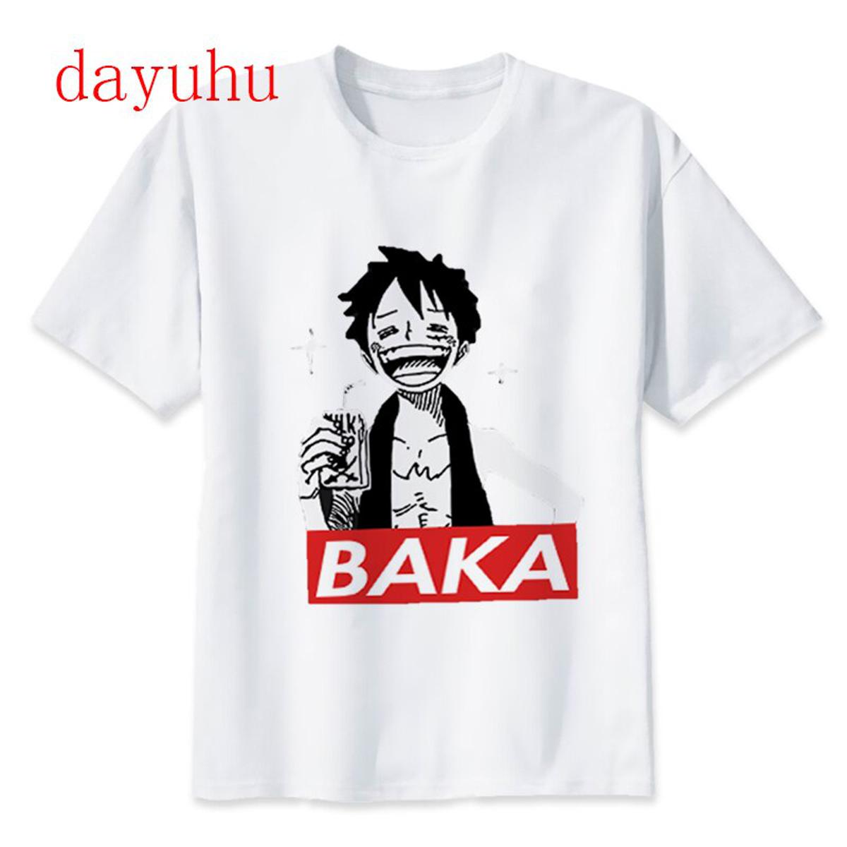 T-shirt Luffy Anime Japonês Masculino, Camisetas engraçadas, Camiseta  Impressa, Top de manga curta, T-shirt, Roupas - AliExpress