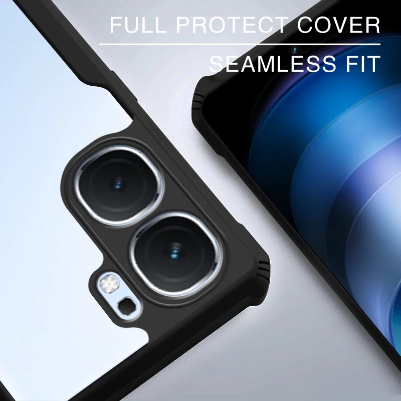 Amazon Best Back Case Cover for iQOO Neo 10/Neo 10 Pro | Compatible for IQooNeo10 Back Case Cover | Clear Case with Camera Protection | (TPU + PC | Matte Black) IQOO NEO 10 Back Case XUNDD