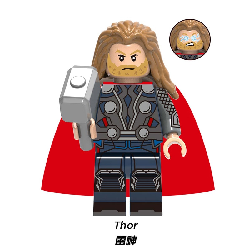 (New)Captain America Lego Minfigure Iron Man Chitauri Loki Black Widow Thor Hawkeye Avenger 4 Building Block Child Toy