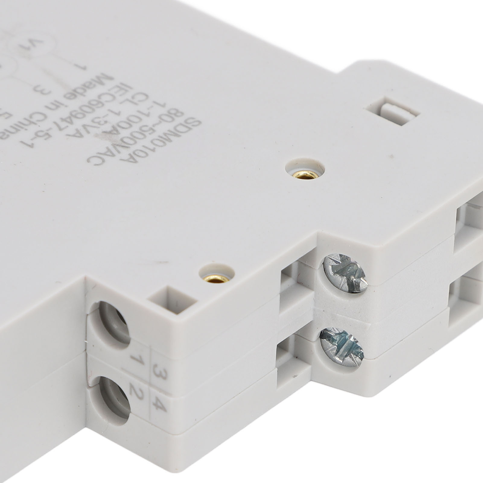 3 Phase DIN Rail Ammeter LED Digital Display High Accuracy Amp Meter with 3 Sensors AC80-500V 1-100A Din Rail Mount. 