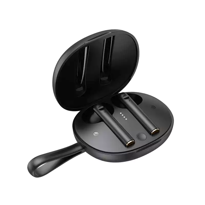 Baseus Encok W05 Lite TWS Wireless Earbuds Standby time: 300 hours, Battery capacity: 400mAh, Music time: 4 hours- Black
