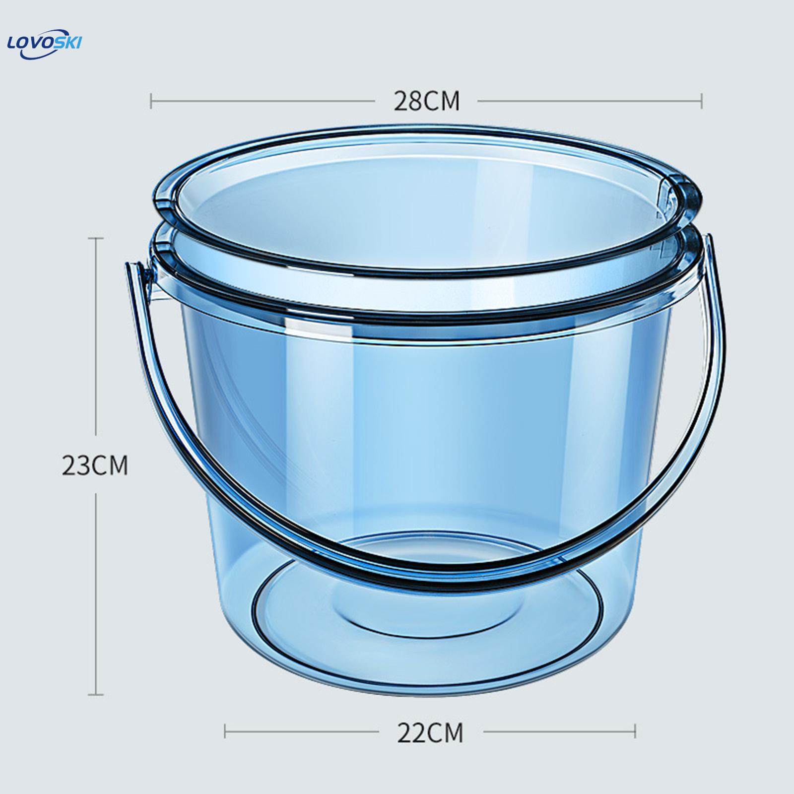 clear bucket Clear. 