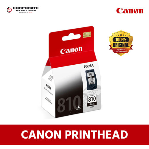 Canon PG-810 Print Head (Black )  , Standard For Canon PIXMA iP2770/ iP2772 /MP237/ MP245 / MP258/ MP258/ MP276/ MP287/ MP486/ MP496/ MP497/ MX366/ MX338/ MX347/ MX357/ MX366/ MX416/ MX426 Printer.| GENUINE Made in Japan |. 