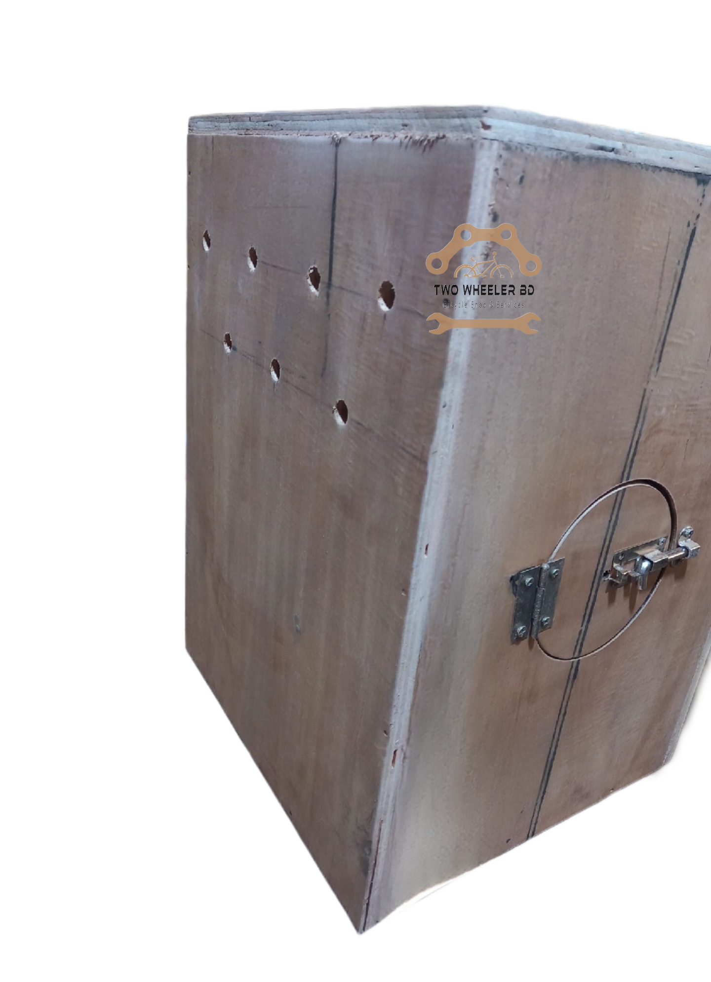 Square Big Size Breeding Box for Cockatiel or Macao Parrot with Perch Attached. 