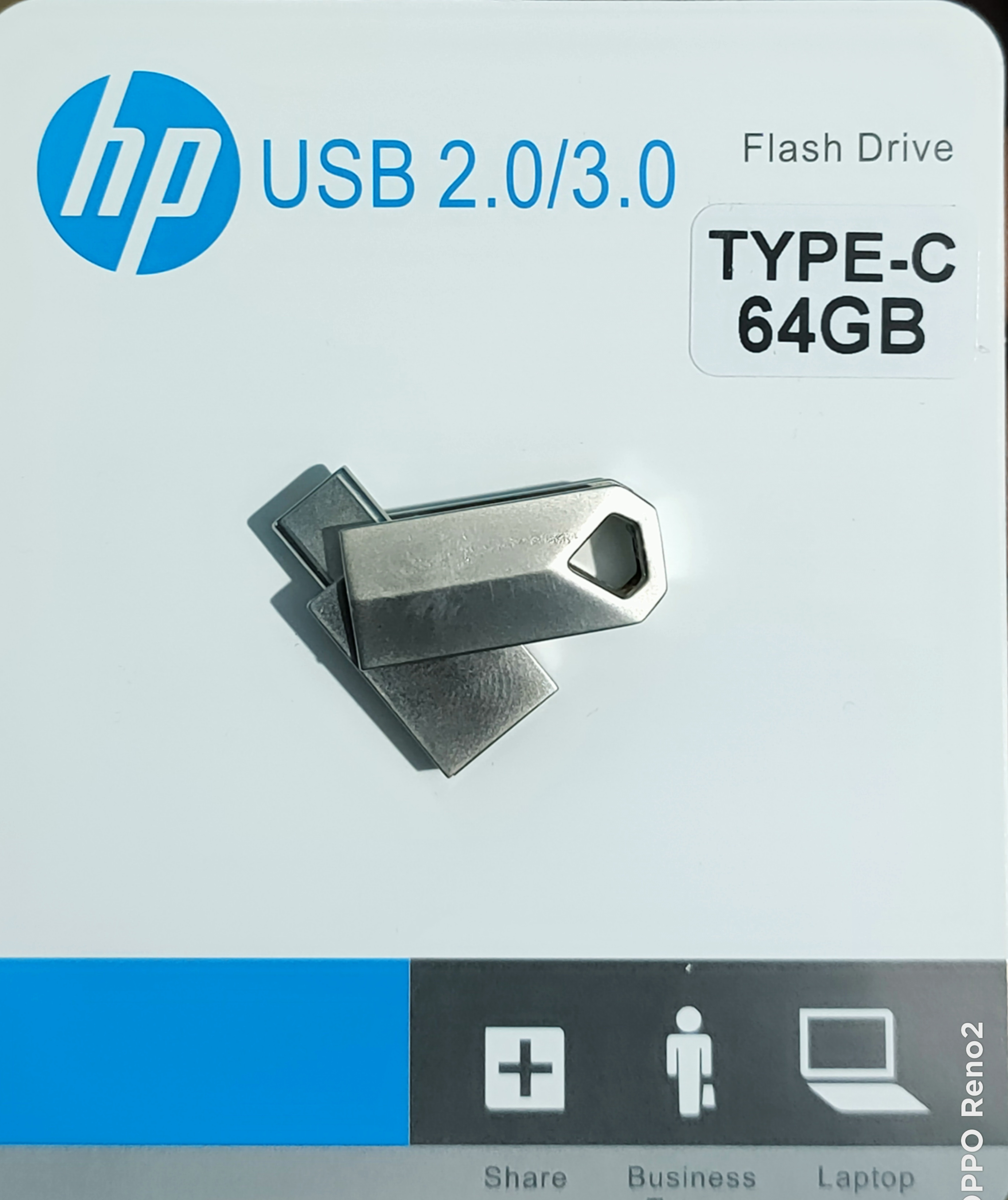 HP USB  Type-C Flash Drive 64GB Type-C USB3.1 Metal Pendrive High Speed X5000M hp U Disk for SmartPhone/Tablet/PC 32GB 16GB. 