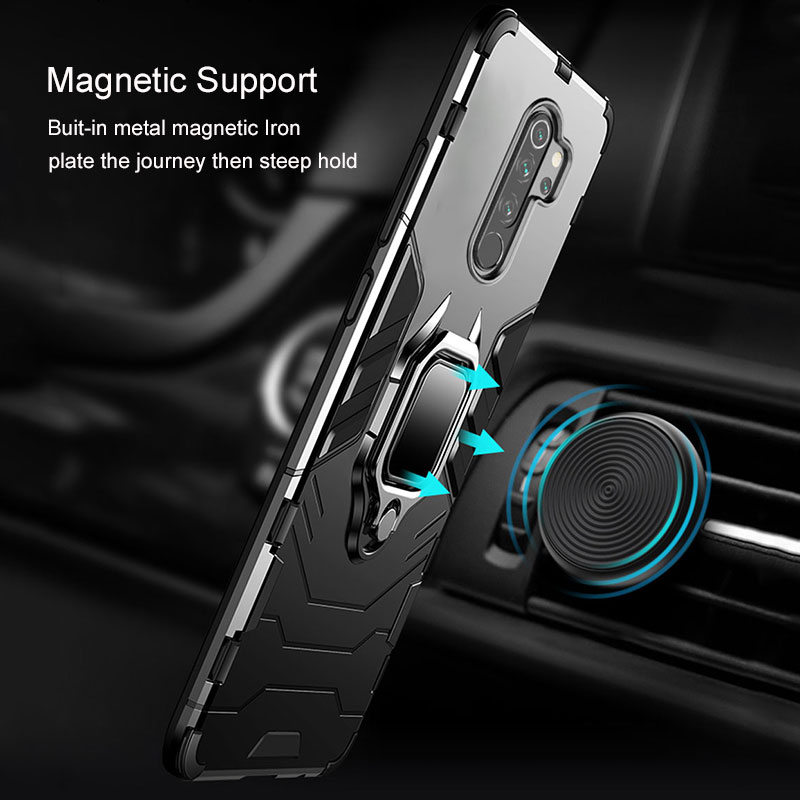 KEYSION Shockproof Case for Redmi Note 10 10 Pro Max 9s 8 8A 7 7A 8T K20 K40 Back Phone Cover for Xiaomi Mi 9T A2 A3 9SE Mi 11. 