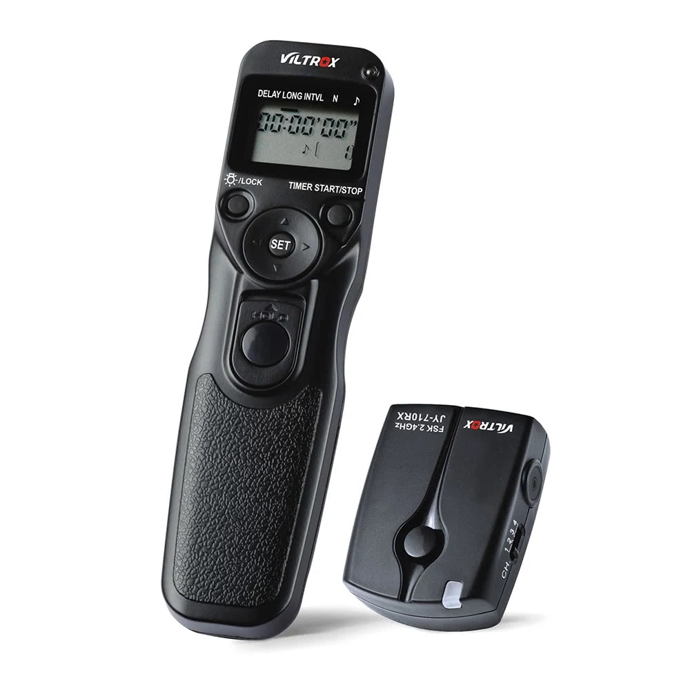 VILTROX Time Lapse Intervalometer Timer Remote Control Shutter with N3 Cable for Nikon D90 D600 D3100 D3200 D5000 D5100 D7000. 
