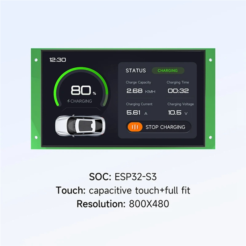 ESP32 Development Boad 7 Inch Capacitive Touch 800x480 Display ESP32-S3R8 MCU Optional RS485 Audio for Smart Home(B) Easy Install Easy to Use. 