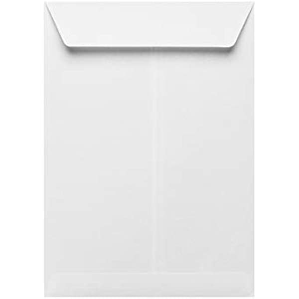 White Envelopes (Shada Kham) Folding Pocket For Invitations Cards, Photos, Letters, Strong Bond Paper, by Better Office Products,  Great Option for Mailing, Storage and Organizing, Size A4 (Length 31.50cm X Width 27.50cm), Pack of 25 PCS. 