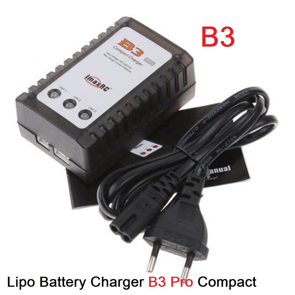 B3 Pro Compact AC 220V To 7.4V 11.1V 2S 3S Battery 10W Balance Battery Chargers I.M.A.X B3 Adapters For Charging Lithium LiPo Batteries - Multi Plug - Multi Plug. 