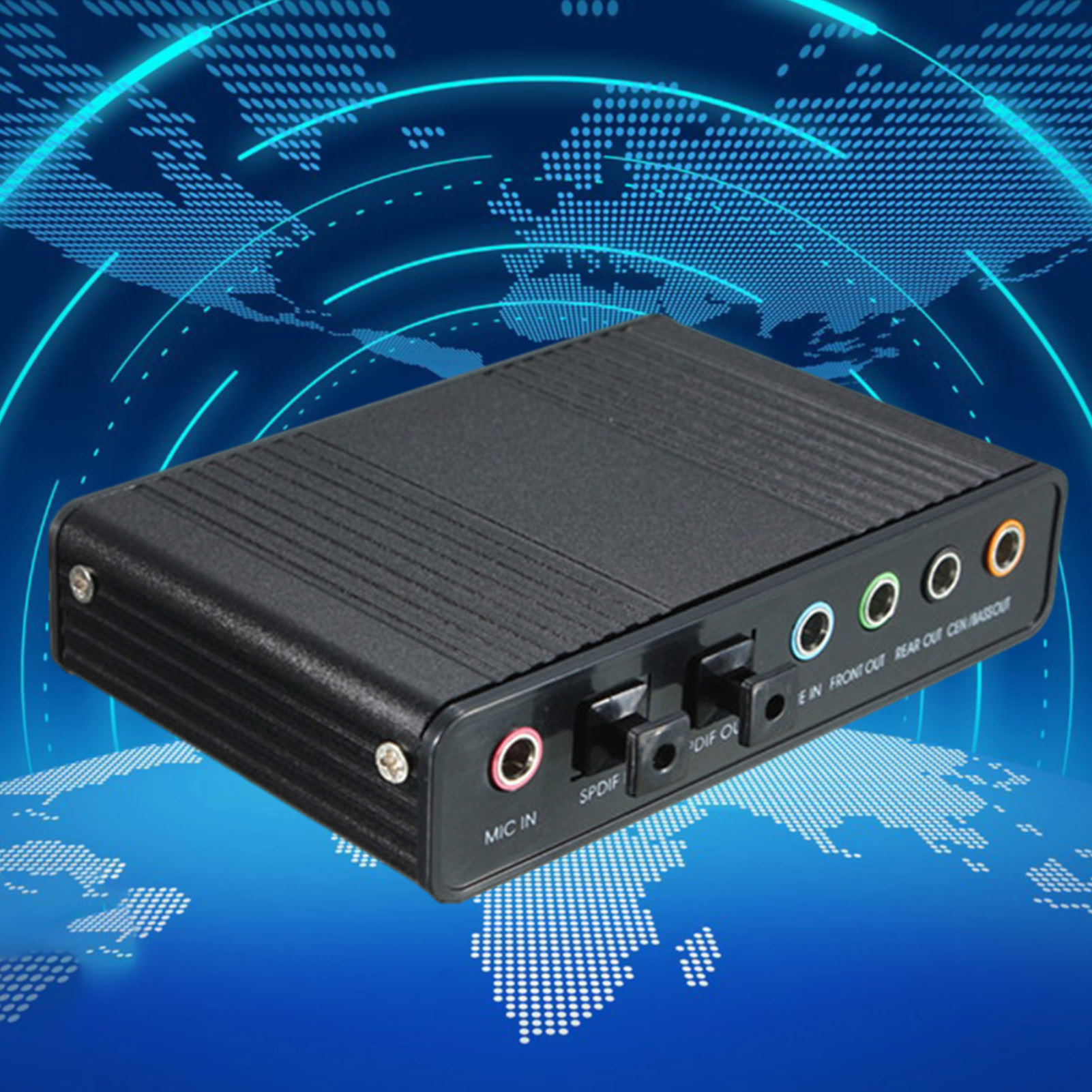 Spdif Input Sound Card 6 Channel Surround Sound Card Adapter for Pc Laptop Windows 10/8/7/xp External Sound Card for Pc. 
