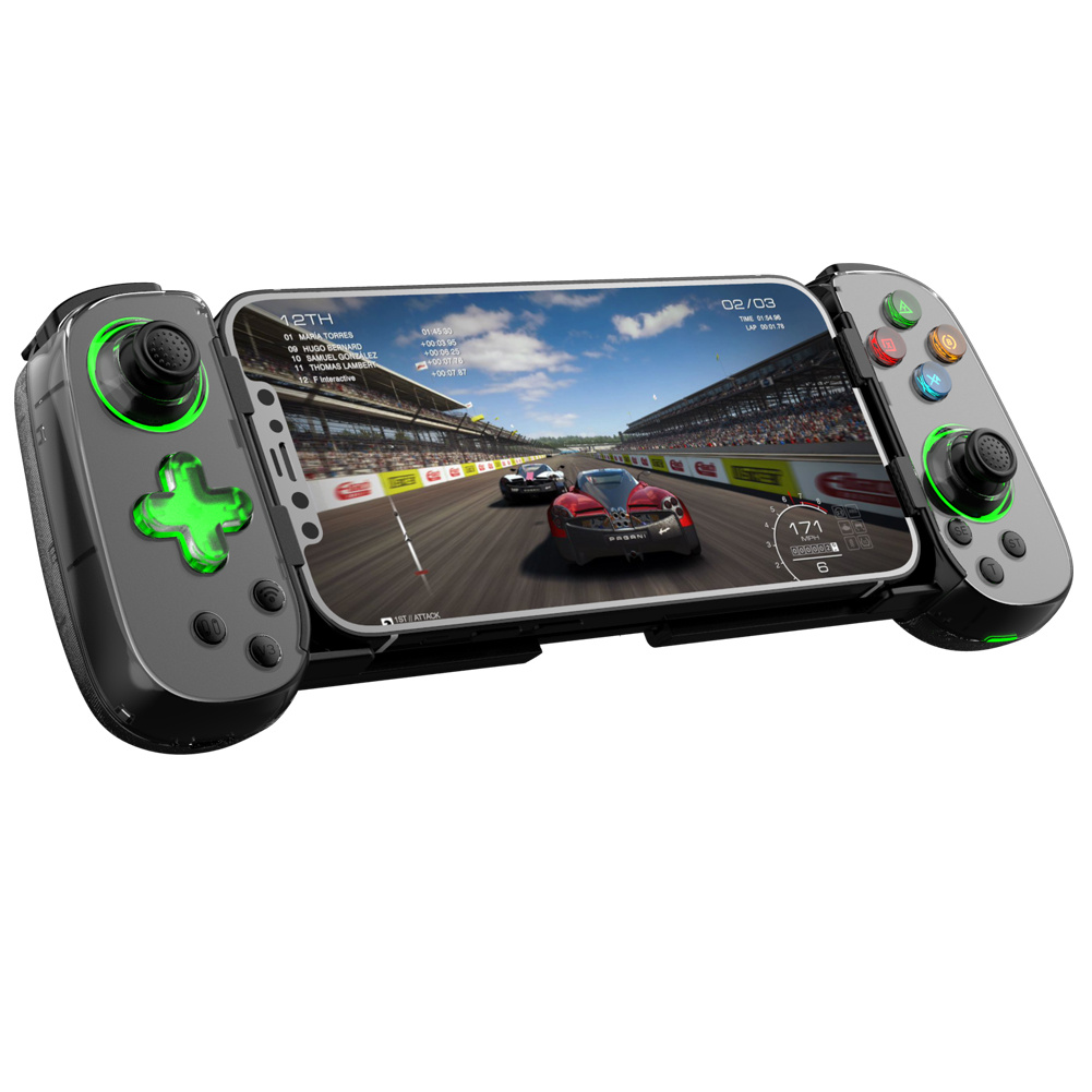 Mobile Game Controller Wireless Connection Stretching Extendable Gamepad Telescopic Gamepad Compatible For Iphone Android Phone. 