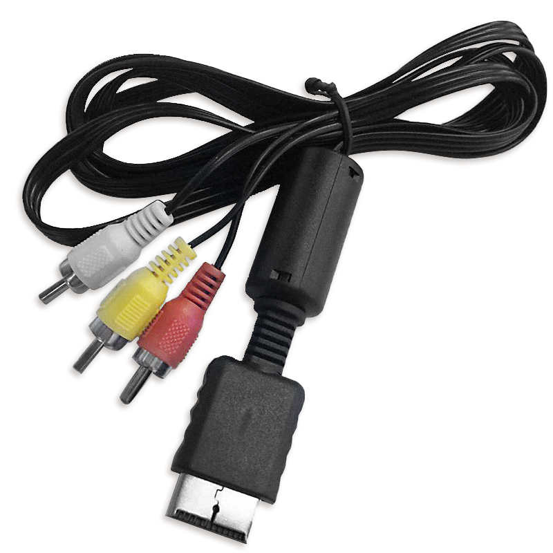 【FUPANG】3rca Adapter Av Cable Audio Video For Ps2 Ps3 Multimedia Audio Cable. 