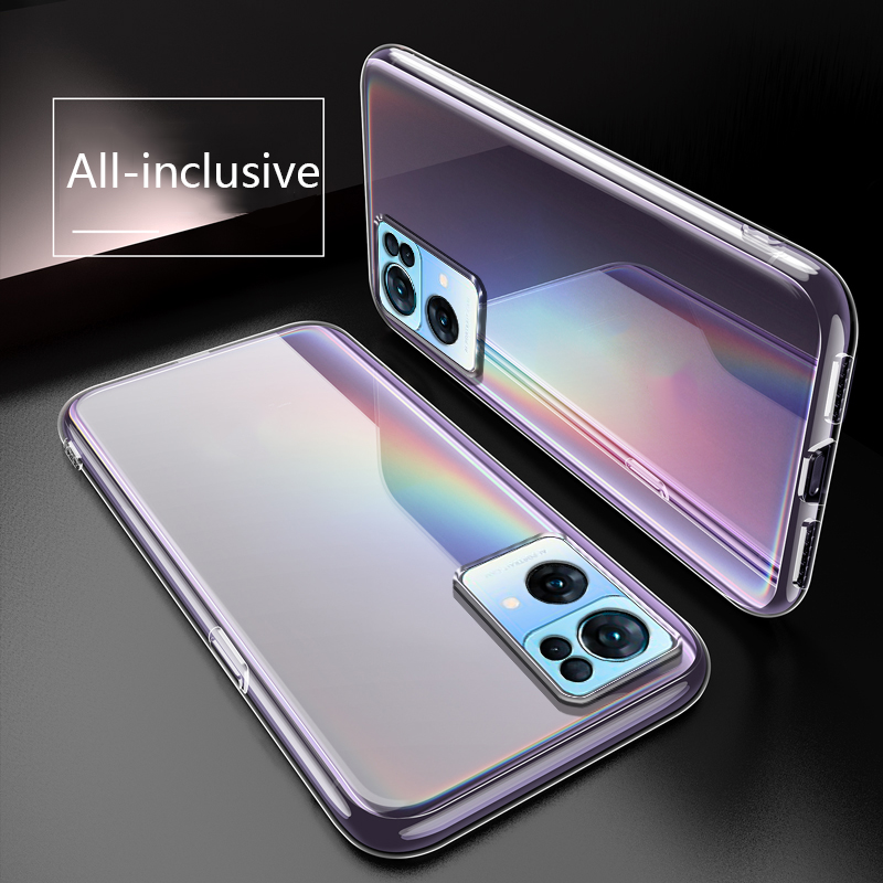 Tokifu For OPPO Reno 7 Pro 5G Back Cover Soft Casing Transparent TPU Simple Case Covers. 