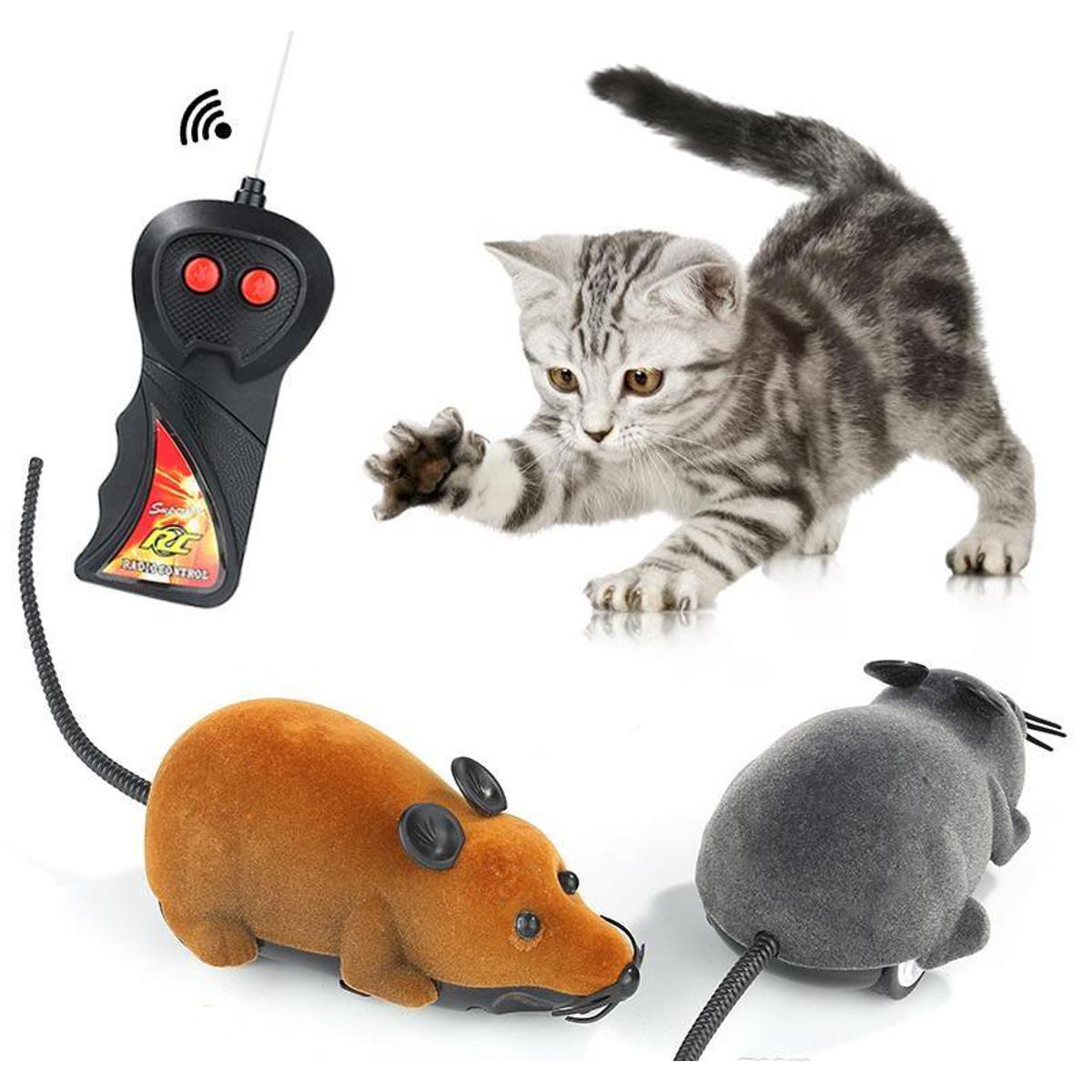 Exceptional Quality - Wireless Remote Control Rc Electronic Rat Mouse Mice Toy For Cat Puppy - Remote Control Car - Vintage Choice