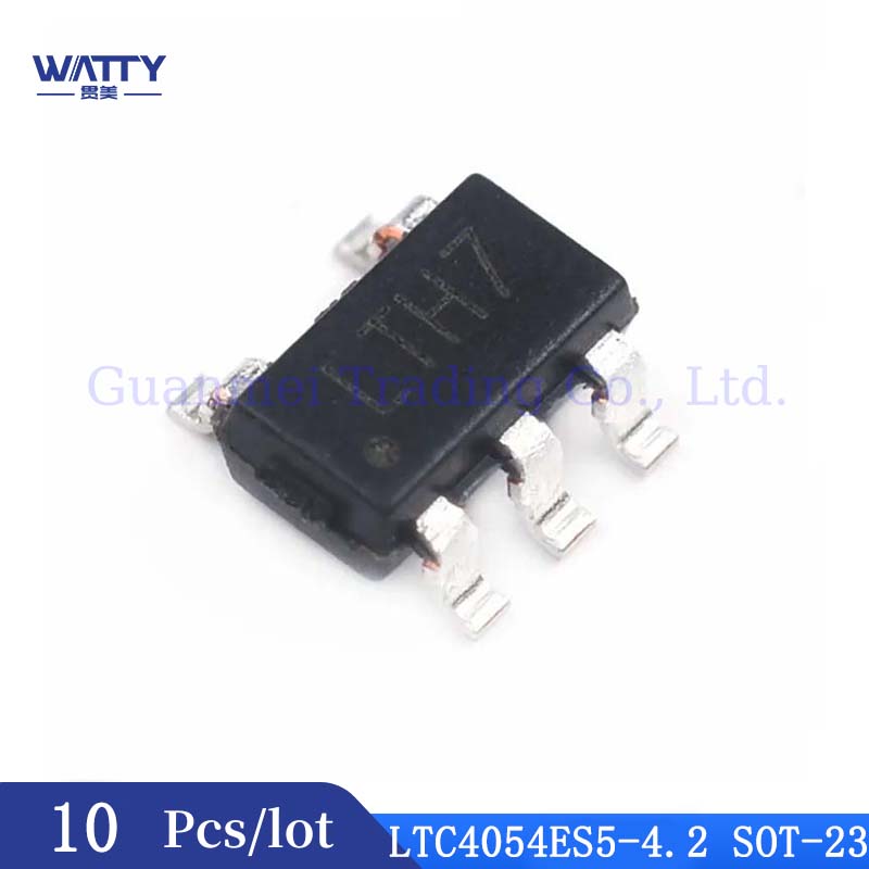 10Pcs/Lot LTC4054 LTC4054ES5-4.2 LTH7 SOT-23 Lithium Battery Charging Chip IC Electrical Circuitry Components
