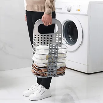 hanging laundry baskets