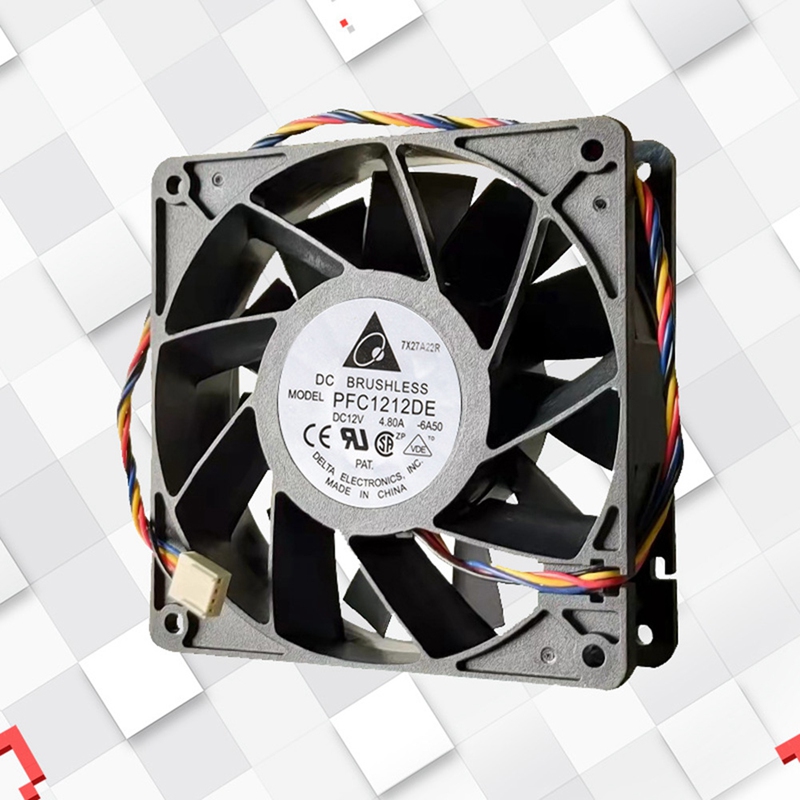5000RPM 120X120 S7 S9 CPU Cooling Fan 4-Pin Connector For Antminer Bitmain 12V/4.8A Portable Computer Cooler Fans. 