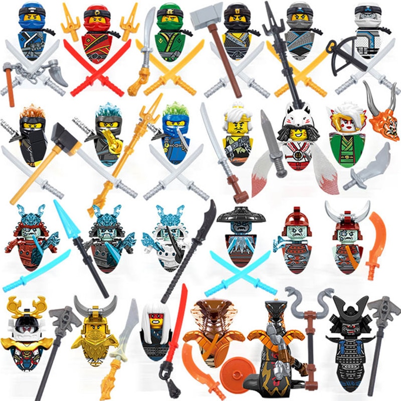 24pcs nique injago Anime Character uilding lo o ids o olls Figures uilding ids o. 