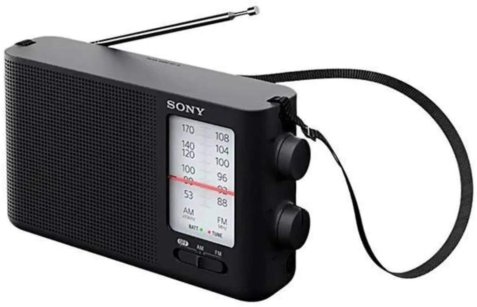 Sony ICF-19 Portable 2 Band FM/AM Radio. 