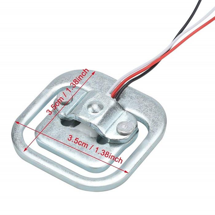 50kg Half bridge Experiments Body Scale Load Cell Sensor With HX711 Dual Channel 24 Bit Precision A/D Weight Pressure Sensor For Arduino Project. 