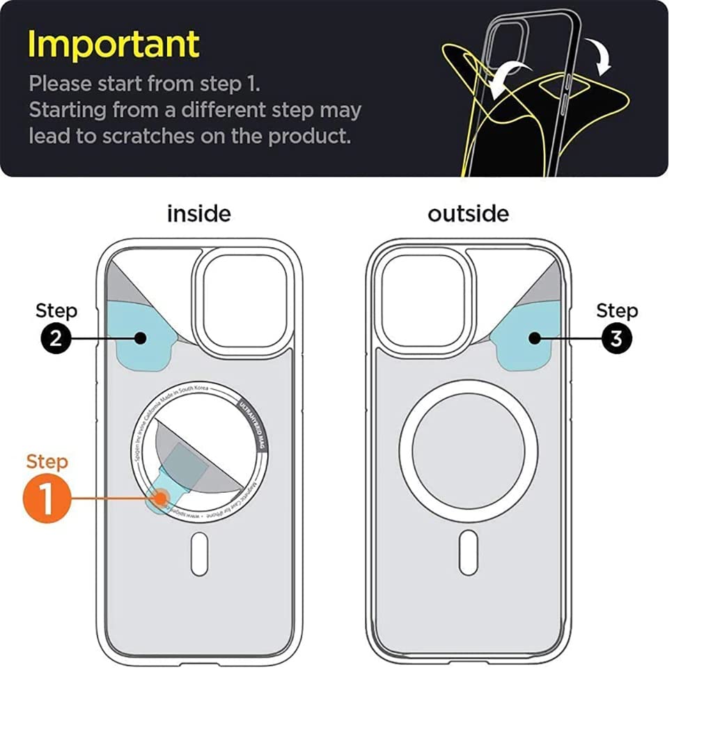 For Apple iPhone 11 MagSafe Compatible Shockproof Transparent Slim Fit Wireless Charging supported Frosted Border Phone Back Case Mobile Cover. 