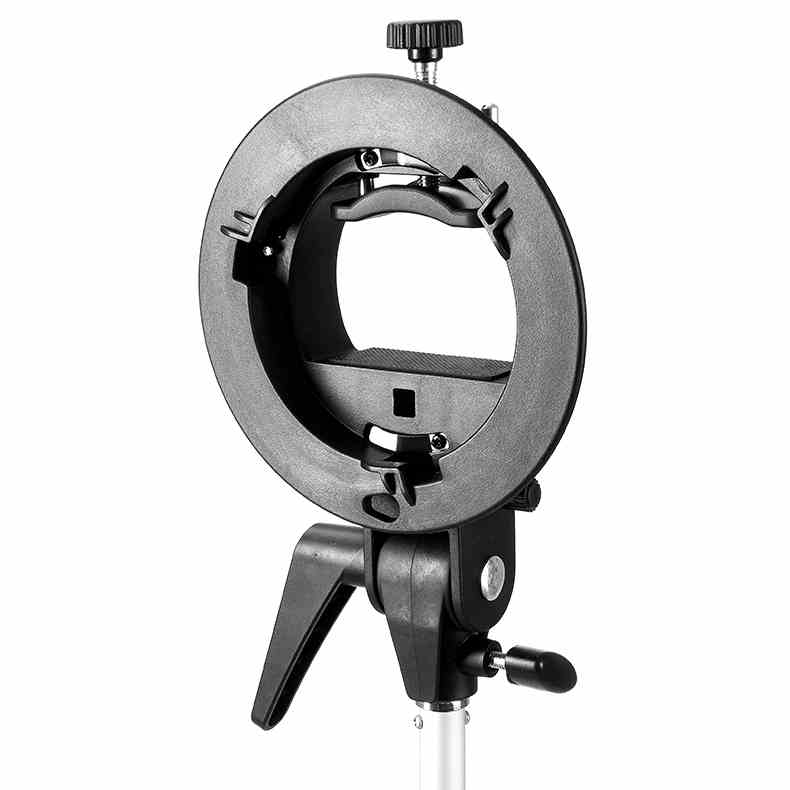 Godox S-Type Flash Bracket Bowens S Mount Holder Universal Type for Speedlite Flash Snoot Softbox Beauty Dish Honeycomb Umbrella. 
