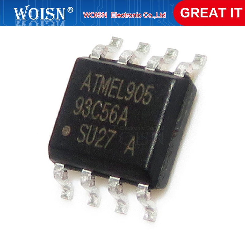 10pcs/lot 93C56 AT93C56 AT93C56A SOP8  IC chip Chipset BGA In Stock. 
