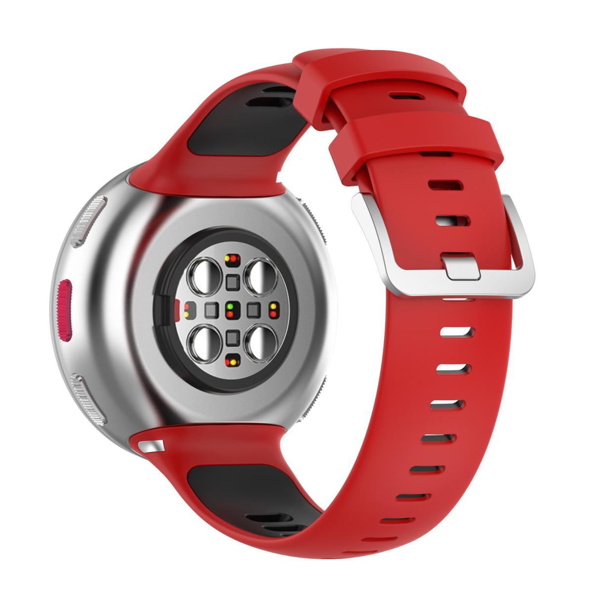 （COD)Two-color Silicone Watch Band for POLAR Vantage V2 with Raw Ears