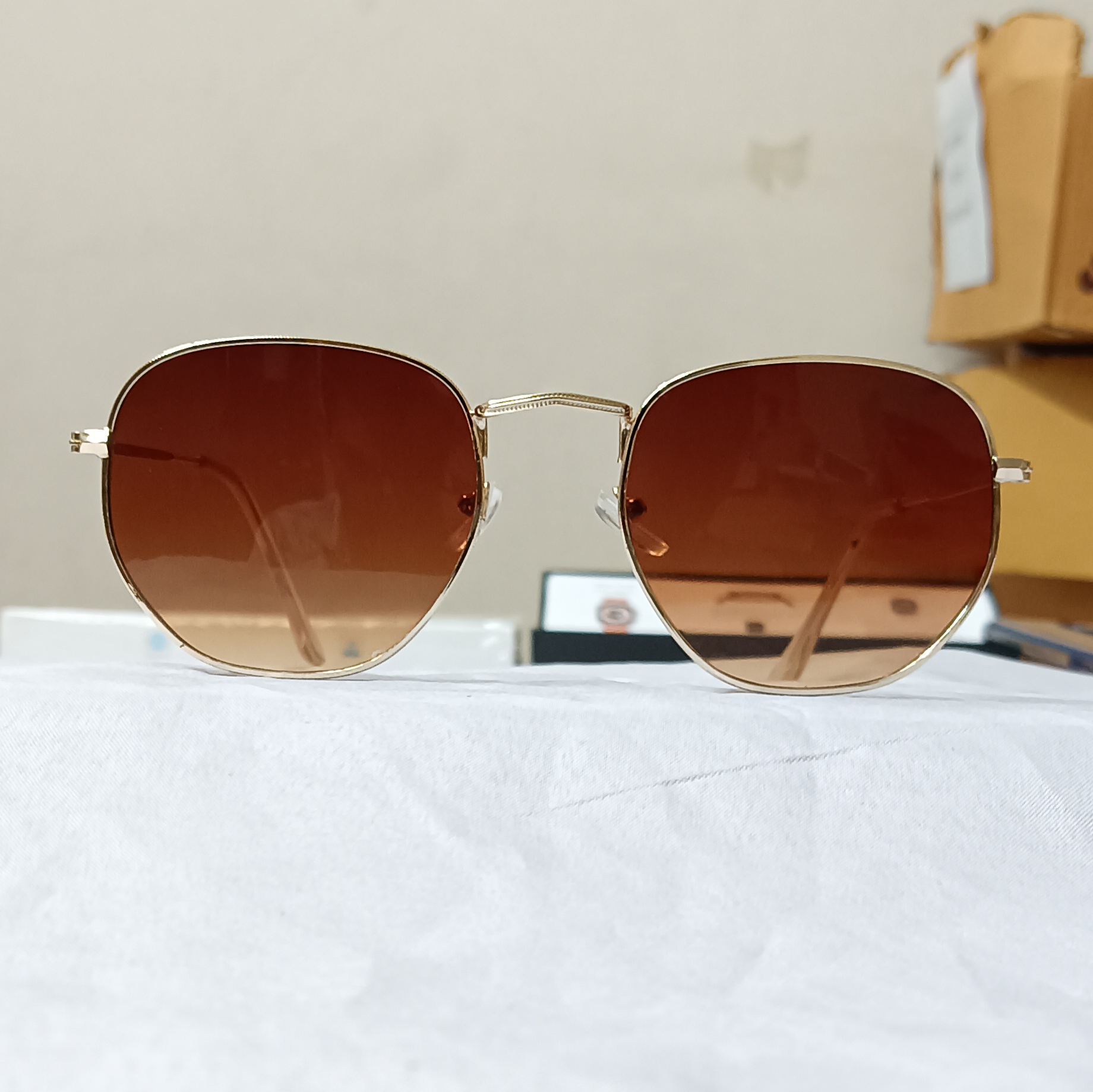 Richmode Polarized Hexagon Sunglasses for Women Men Polygon Square Sun Glasses UV400 Protection Metal Frame