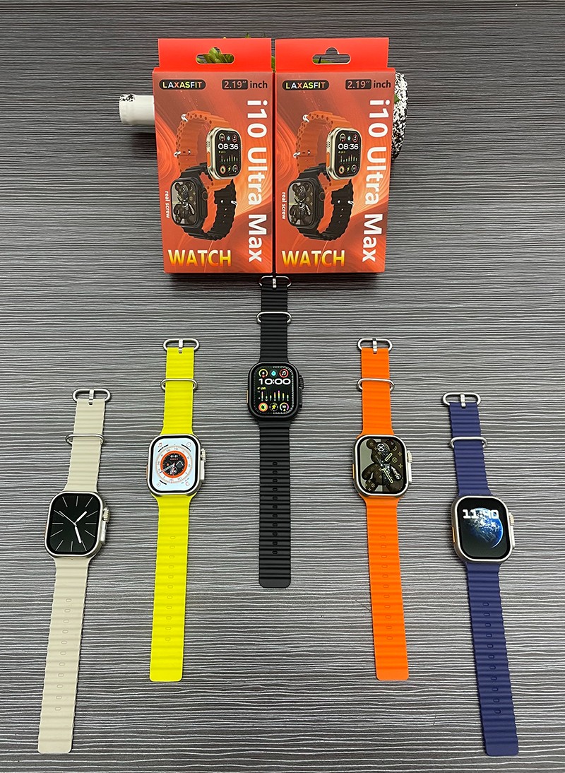 2024 New i10 Ultra Max/i10 Pro Max Smart Watch Watch Series 9 2.19" HD  Bezel-less Fully Laminated Screen Bluetooth Call Multi-sport Modes  Smartwatch | Daraz.com.bd