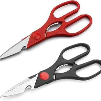 Fish cutting Scissors for Kitchen Use Stainless Steel Fish Cutting Scissors 3 in 1 Multi Function Vegetable Cutting Scissors Chopping Scissors for Kitchen Garden-Multicolour