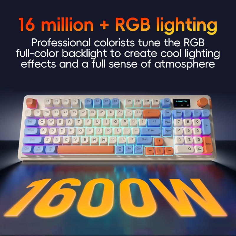 LANGTU L98 Wired RGB Mechanical Gaming Keyboard. 