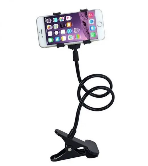 2 PCS Flexible Arm Mobile Phone Holder Clamp Bed Desk Lazy Stand for Smart Phone. 
