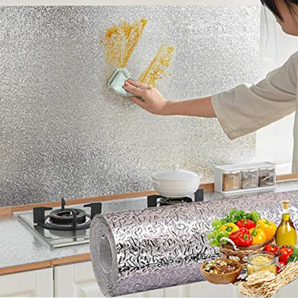 OilResistant Stickers In The Kitchen. 3 Feet 24*39 Inch Kitchen Oil Proof Waterproof Sticker