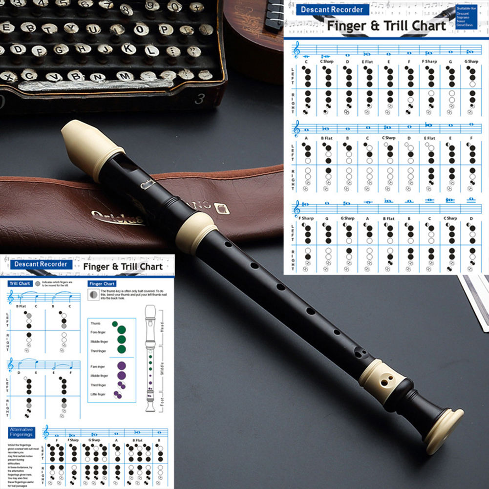 Recorder Chords Scales Chart Master Recorder Chord Progressions Reference Poster Recorder Chords Theory Poster For Beginners Teacher. 