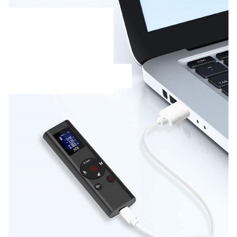 H6 Digital Laser Distance Meter 40 Meter Rechargeable. 