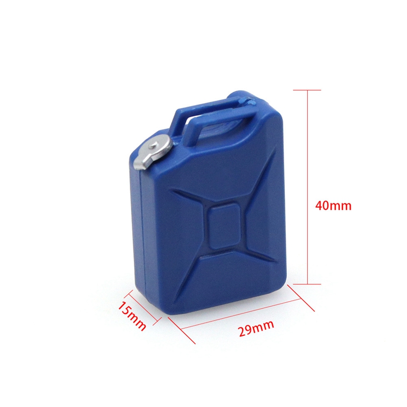 2Pcs Mini Simulation Fuel Tank Decoration Tools for Axial SCX10 90046 AXI03007 Traxxas TRX4 TAMIYA D90 RC Crawler. 