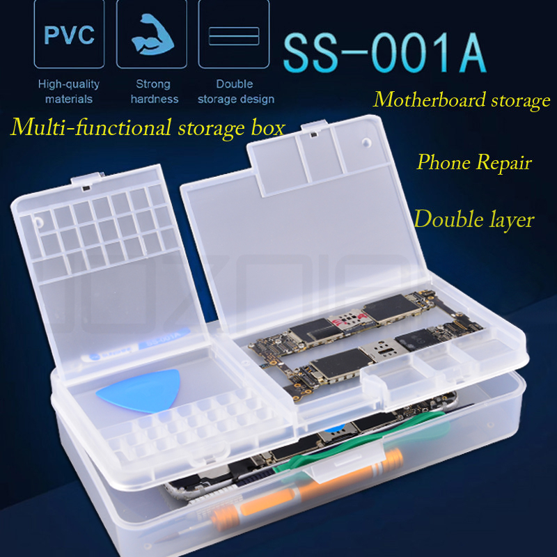 SUNSHINE SS-001A Multi-Functional Mobile Phone Repair Storage Box for IC Parts Smartphone Opening Tools Collector. 