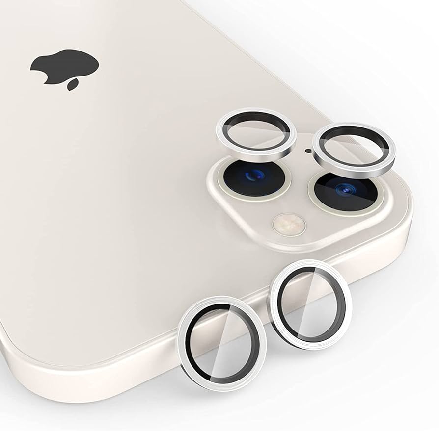 For Apple iPhone 15 Plus Camera Ring Metal Frame Camera Ring Case Glass Protector Camera Lens Shield Camera Lens Ring Case. 